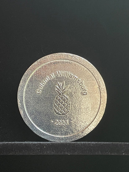 Large Coin Of The Governer's Palace - Handmade in Williamsburg Virginia